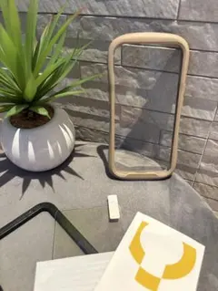 iFace ベージュケース iPhone14 NIMASO保護フィルム付き