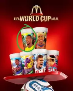 k*o様 McDonalds カップ 記念 マクドナルド ロナウジーニョ ワール