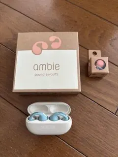 ambie フラミンゴ×ベージュ AM-TW02 ソックス 2個のサムネイル