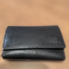 PRADA プラダ 6連キーケース ブラック