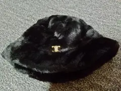 大人気！ロゴマークバケットハット ブラック