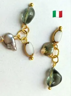 ❤本日のSALE❤8074 ベネチアンビーズ ケシパール パーツ