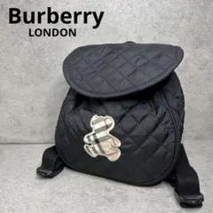 極美品！Burberry バーバリーロンドン　ノバチェッ ベア　ミニリュック