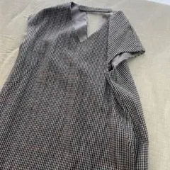 URBAN RESEARCH チェック柄ノースリーブワンピース