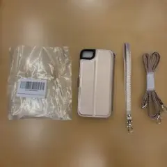 iPhone SE3.SE2.8.7.6 用ケース　ストラップ付