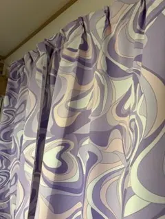 ❤︎Rady❤︎ラベンダーマーブル　初期柄　カーテン　178×100