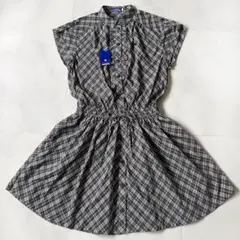 新品タグ付き バーバリーブルーレーベル ノバチェック ワンピース ホース刺繍 M