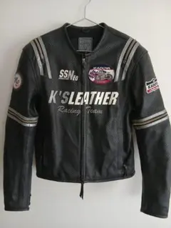 【良品】KADOYA K'S LEATHER パンチングレザージャケット Mのサムネイル