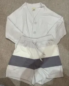 【アリス＊様専用】ジェラートピケ　ライトブルールームウェア カーディガンのみ