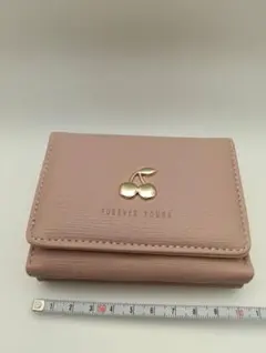 FOREVER YOUNG 三つ折り財布 ピンク　新品