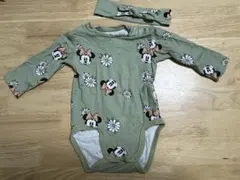 ミニー　ロンパースヘアバンドセット