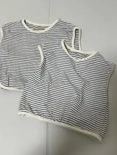 ストライプ タンクトップ　2枚セット