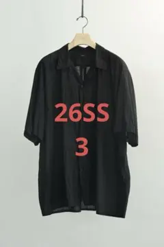 26SS COMOLI KHADI コットン 半袖オープンカラーシャツのサムネイル