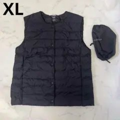 UNIQLO パフテックコンパクトベスト　XL ブラック　黒