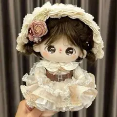 綺麗♡ぬいぐるみ服20cm 着せ替えぬい服 ぬい活 ドレス 花 棉花娃娃