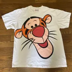 くまのプーさん ティガー 大判プリント 両面 Tシャツ ディズニー USA古着
