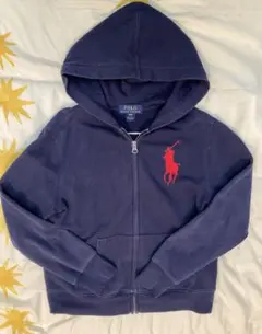 Polo Ralph Lauren ネイビー フルジップ パーカー S(8)