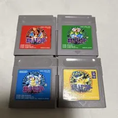 ポケットモンスター 赤・緑・青・ピカチュウ 4本セット