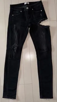 GYDA SIDE RIPPED スキニー