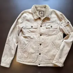 TCSSコーデュロイ ボアジャケット ベージュ