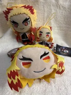 鬼滅の刃 煉獄杏寿郎 ぬいぐるみ マスコット ポーチ