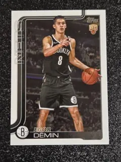 TOPPS Egor Demin Brooklyn Nets RC NBAカード