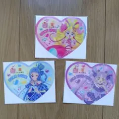 キミとアイドルプリキュア　かっぱ寿司　コースター　3枚セット