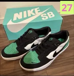 新品　NIKE SB FORCE 58 ホワイト グリーン 27cm 緑のサムネイル