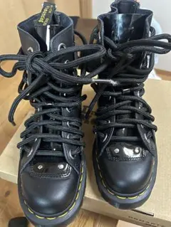 Black Platform Lace-Up Boots Used Onceのサムネイル