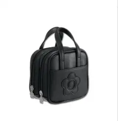 MARY QUANT デイジーパッチアクセント デュオポーチ ブラックのサムネイル