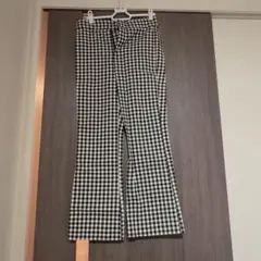 ZARA ギンガムチェック パンツ