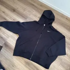 Nike フルジップ ブラック フーディ XL
