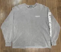 X-LARGE グレー　スウェット　長袖