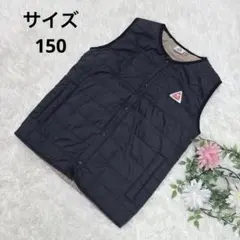 黒 中綿　ベスト キッズ