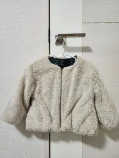 BREEZE ボアジャケット 90cm クリーム色