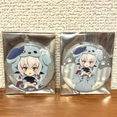 ゾンビランドサガ ロメロパジャマ グリッター缶バッジ 2枚 紺野純子