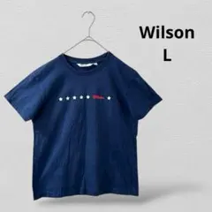 Wilsonウィルソン 半袖Tシャツ　Lサイズ　ネイビーのサムネイル