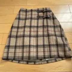 イング　チェック柄ミニスカート　INGNI