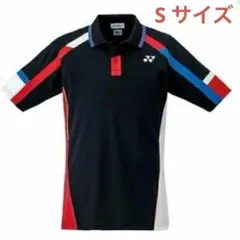 【新品】10206YONEX ユニポロシャツ ゲームシャツ S ユニセックス 黒