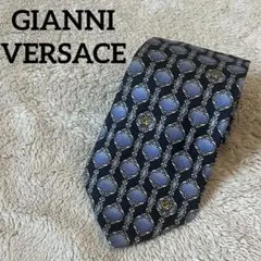 【訳あり】ジャンニ ヴェルサーチ ネクタイ メデューサ柄 シルク イタリア製