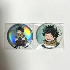 ヒロアカ　緑谷出久　ヒーロープラザ　缶バッジ