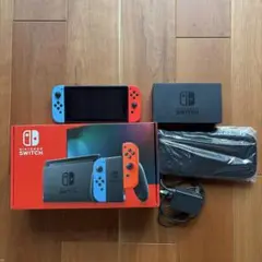 Nintendo Switch 本体 青/赤 Joy-Con 未使用ケース付き