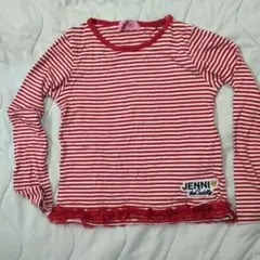SISTER JENNI 赤白ボーダー 長袖Tシャツのサムネイル