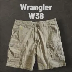 【一点物】 Wrangler ペンキ加工 カーゴショーツ W38
