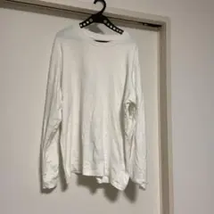 最終値下げ⭐︎UNIQLO ホワイト 長袖カットソー L