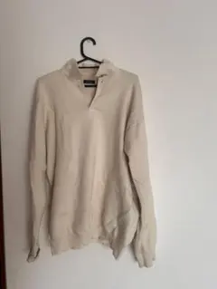 ITEMS URBAN RESEARCH ハーフジップニット アイボリー