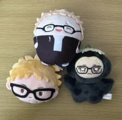 ハイキュー 月島蛍 ぬいぐるみ ポーチ ふわコロりん ちみけもますこっと