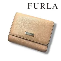 フルラ　三つ折り財布　ピンクベージュのサムネイル