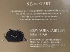 FOXEY ベロアポーチ　フォクシー　ノベルティ　新品未開封