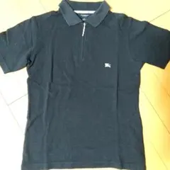 バーバリー ジップアップポロシャツ